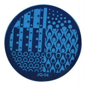 blaszka JQ54 płytka wzorków stempel krople kółka