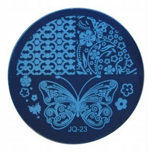 blaszka JQ23 płytka wzorków stempel duży motyl