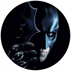 Opłatek Na Tort 20cm Batman Twój Napis Imię Gratis