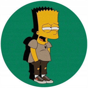Opłatek Na Tort 20cm Simpsonowie Twój Napis Gratis
