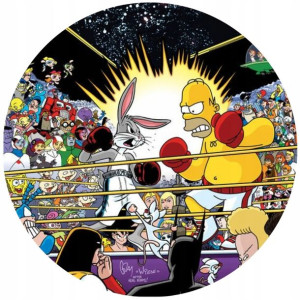 Opłatek Na Tort 20cm Simpsonowie Twój Napis Gratis