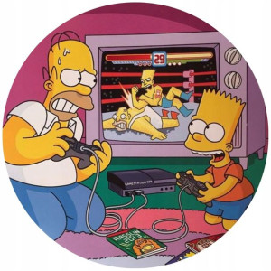 Opłatek Na Tort 20cm Simpsonowie Twój Napis Gratis