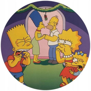 Opłatek Na Tort 20cm Simpsonowie Twój Napis Gratis
