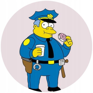 Opłatek Na Tort 20cm Simpsonowie Twój Napis Gratis