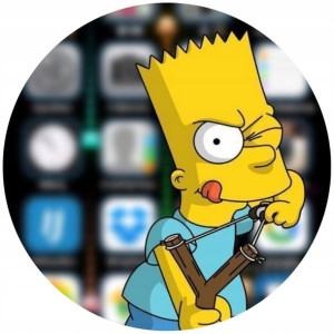 Opłatek Na Tort 20cm Simpsonowie Twój Napis Gratis