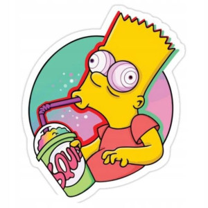 Opłatek Na Tort 20cm Simpsonowie Twój Napis Gratis