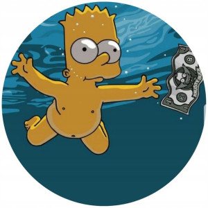 Opłatek Na Tort 20cm Simpsonowie Twój Napis Gratis