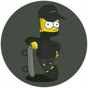 Opłatek Na Tort 20cm Simpsonowie Twój Napis Gratis