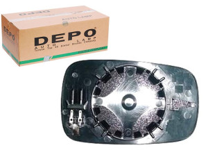 Szkło Lusterka Pr Renault Clio Iii 05-09 Depo