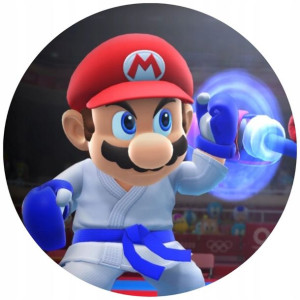 Opłatek Na Tort 20cm Super Mario Twój Napis Gratis