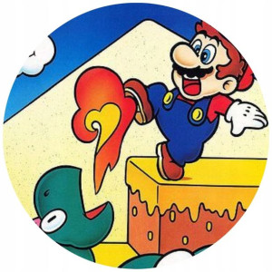 Opłatek Na Tort 20cm Super Mario Twój Napis Gratis