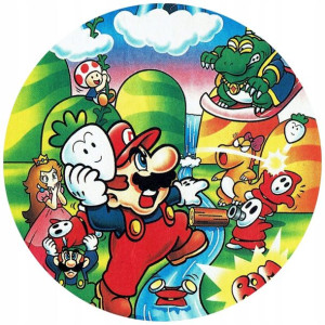 Opłatek Na Tort 20cm Super Mario Twój Napis Gratis