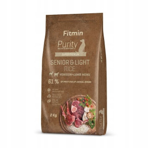 Fitmin Purity Rice Senior Light Venison Lamb 2kg
