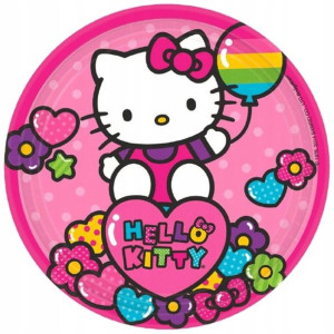 Opłatek Na Tort 20cm Hello Kitty Twój Napis Gratis