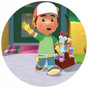 Opłatek Na Tort 20cm H2o Handy Manny Twój Napis