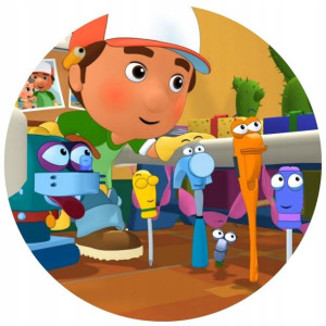 Opłatek Na Tort 20cm H2o Handy Manny Twój Napis