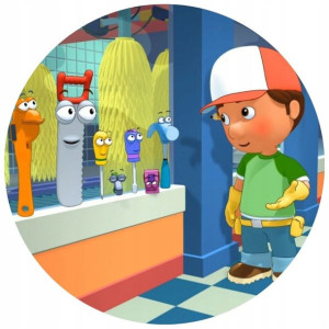 Opłatek Na Tort 20cm H2o Handy Manny Twój Napis