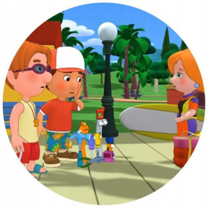 Opłatek Na Tort 20cm H2o Handy Manny Twój Napis