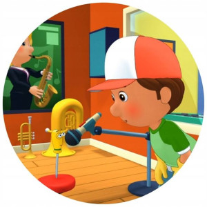 Opłatek Na Tort 20cm H2o Handy Manny Twój Napis