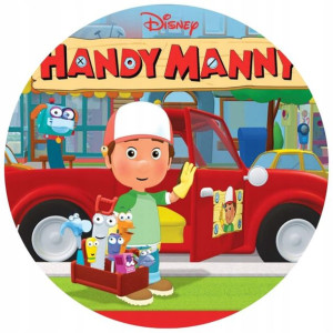 Opłatek Na Tort 20cm H2o Handy Manny Twój Napis