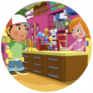 Opłatek Na Tort 20cm H2o Handy Manny Twój Napis