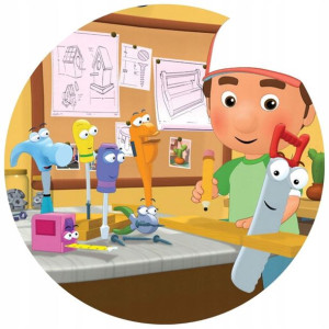Opłatek Na Tort 20cm H2o Handy Manny Twój Napis