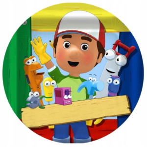 Opłatek Na Tort 20cm H2o Handy Manny Twój Napis