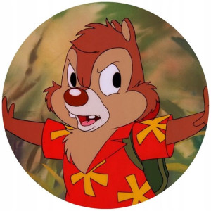 Opłatek Na Tort 20cm Chip I Dale Twój Napis Gratis