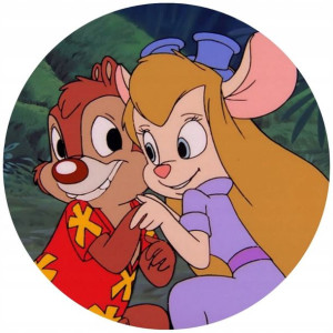 Opłatek Na Tort 20cm Chip I Dale Twój Napis Gratis