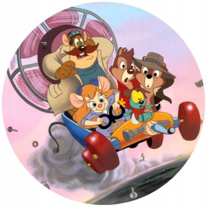 Opłatek Na Tort 20cm Chip I Dale Twój Napis Gratis