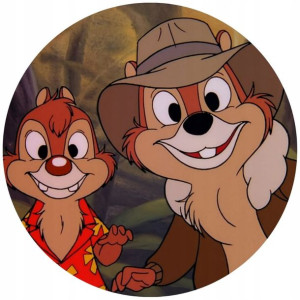 Opłatek Na Tort 20cm Chip I Dale Twój Napis Gratis