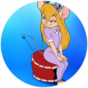 Opłatek Na Tort 20cm Chip I Dale Twój Napis Gratis