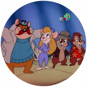 Opłatek Na Tort 20cm Chip I Dale Twój Napis Gratis