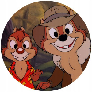 Opłatek Na Tort 20cm Chip I Dale Twój Napis Gratis