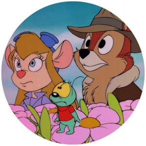 Opłatek Na Tort 20cm Chip I Dale Twój Napis Gratis