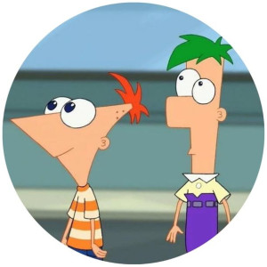 Opłatek Na Tort 20cm Fineasz I Ferb Twój Napis