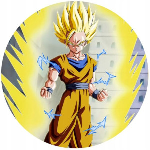 Opłatek Na Tort 20cm Dragon Ball Super Twój Napis