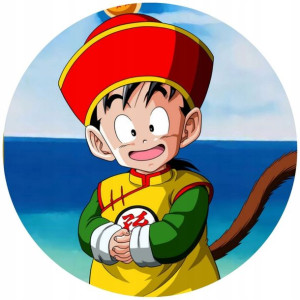 Opłatek Na Tort 20cm Dragon Ball Super Twój Napis
