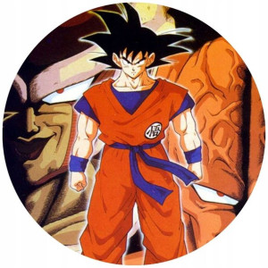 Opłatek Na Tort 20cm Dragon Ball Super Twój Napis