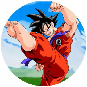 Opłatek Na Tort 20cm Dragon Ball Super Twój Napis