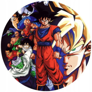 Opłatek Na Tort 20cm Dragon Ball Super Twój Napis