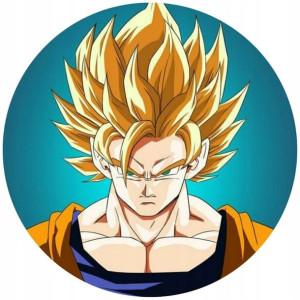 Opłatek Na Tort 20cm Dragon Ball Super Twój Napis