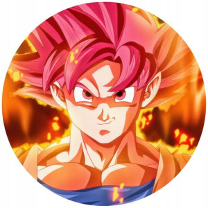 Opłatek Na Tort 20cm Dragon Ball Manga Twój Napis