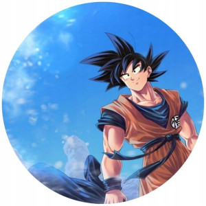 Opłatek Na Tort 20cm Dragon Ball Manga Twój Napis