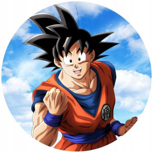 Opłatek Na Tort 20cm Dragon Ball Manga Twój Napis