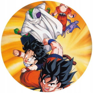 Opłatek Na Tort 20cm Dragon Ball Manga Twój Napis