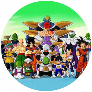 Opłatek Na Tort 20cm Dragon Ball Manga Twój Napis