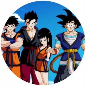 Opłatek Na Tort 20cm Dragon Ball Manga Twój Napis