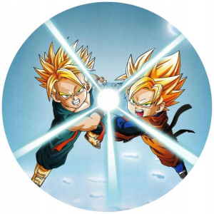 Opłatek Na Tort 20cm Dragon Ball Manga Twój Napis