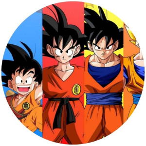 Opłatek Na Tort 20cm Dragon Ball Anime Twój Napis
